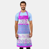 Bright Pink en Blue Floral Schort (Gedragen)