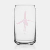 Bright Pink Fuchsia Flower Floral Blikvorm Glas (Achterkant)