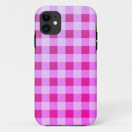 Bright Pink Gingham Case-Mate iPhone Case