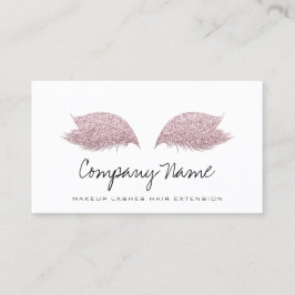 Bright Pink Make-up Artist Lashes Extension Roos Afsprakenkaartje