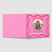 Bright Pink Miss to Mrs Vrijgezellenfeest Guestboo Gastenboek (Volledig)