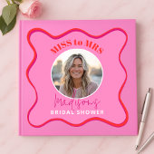 Bright Pink Miss to Mrs Vrijgezellenfeest Guestboo Gastenboek