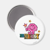 Bright Pink Mr Messy | Mousserende sterren Magneet (Voorkant / Achterkant)