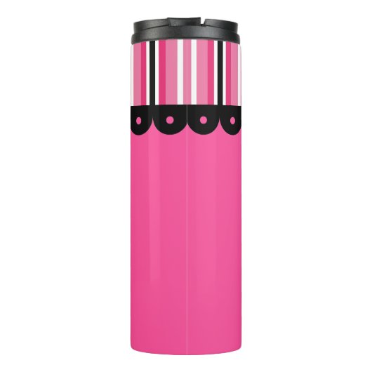 Bright Pink Poodle Mug Thermosbeker (Achterkant)