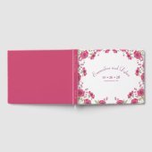 Bright Pink Rose Wedding Gastenboek (Volledig)