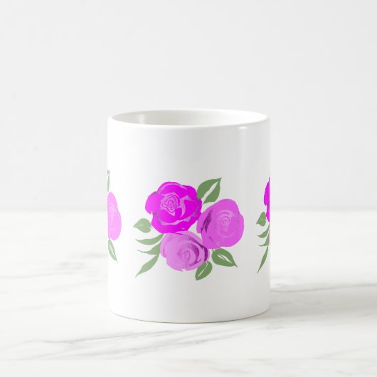 Bright Pink Roses Mok (Center)