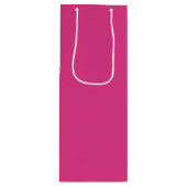 Bright Pink - Wijn geschenkzak Cadeautas (Voorkant)