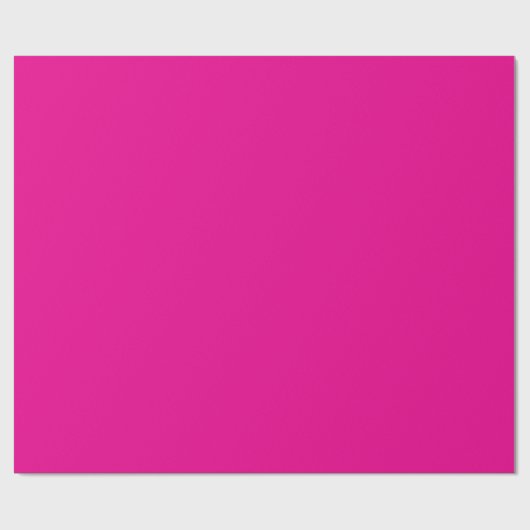 Bright Pink Wrapping Paper Cadeaupapier (Vlak)