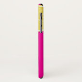 Bright Pink & Yellow Lemon Citrus iPhone/iPad Case (Achterkant/links)