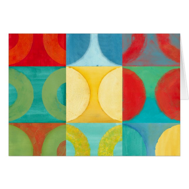 Bright Pop Art with Circles and Squares (Voorkant Horizontaal)