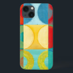 Bright Pop Art with Circles and Squares Case-Mate iPhone Case<br><div class="desc">Fluorescent is not just for lights anymore as proven by this wonderfully bright pop art piece. This print is a mash of square grids with colored circles inside. If you love abstract art you'l love this print!</div>