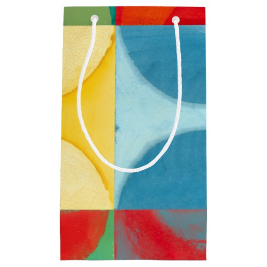 Bright Pop Art with Circles and Squares Klein Cadeauzakje (Voorkant)