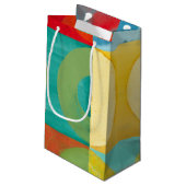 Bright Pop Art with Circles and Squares Klein Cadeauzakje (Achterkant Gekanteld)