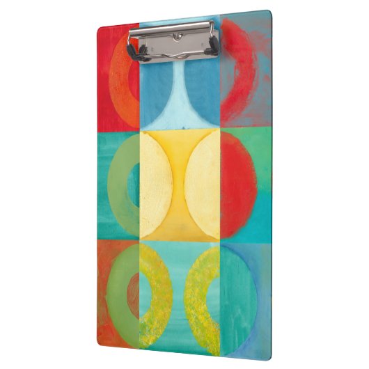 Bright Pop Art with Circles and Squares Klembord (Links)