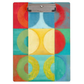 Bright Pop Art with Circles and Squares Klembord (Voorkant)