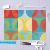 Bright Pop Art with Circles and Squares Tissuepapier (Craft)