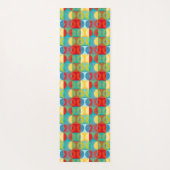 Bright Pop Art with Circles and Squares Yogamat (Achterkant)