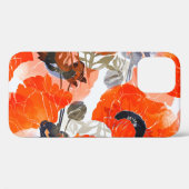 Bright Poppies Imprints: naadloze kunst Case-Mate iPhone Case (Achterkant (horizontaal))