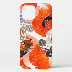 Bright Poppies Imprints: naadloze kunst Case-Mate iPhone Case