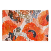 Bright Poppies Imprints: naadloze kunst Kussensloop (Achterkant)