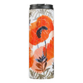 Bright Poppies Imprints: naadloze kunst Thermosbeker (Achterkant)