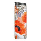 Bright Poppies Imprints: naadloze kunst Thermosbeker (Geroteerd rechts)