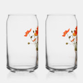 Bright Poppy Trouwcadeau Blikvorm Glas (Rechts)