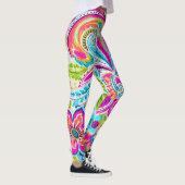 Bright Preppy Paisley Leggings (Rechts)