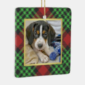 Bright Pset foto voor eerste kerstperiode Keramisch Ornament (Rechts)