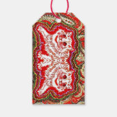 Bright Psychedelic Red Cats beroemd gemaakt door L Cadeaulabel (Voorkant)