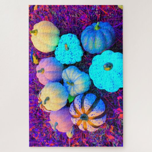 Bright Pumpkin Harvest Legpuzzel (Verticaal)