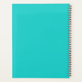 Bright Pure Blue Calm Ocean - Summer time Planner (Achterkant)