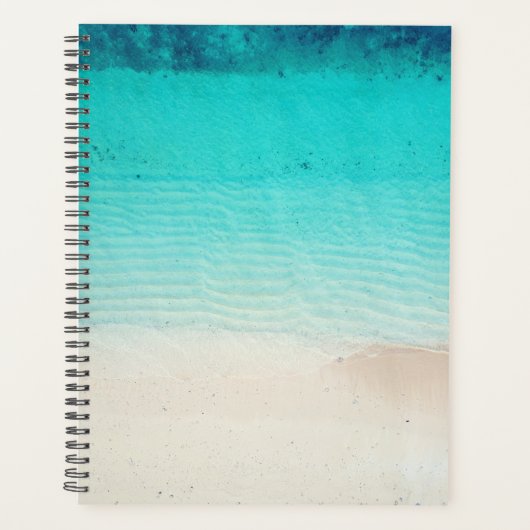 Bright Pure Blue Calm Ocean - Summer time Planner (Voorkant)