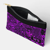 Bright Purple Cosmetic Bag  Etui (Open)
