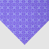 Bright Purple Filigree Pattern Tissuepapier (Detail)