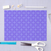 Bright Purple Filigree Pattern Tissuepapier (Craft)