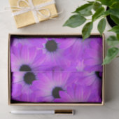 Bright Purple Flowers Tissuepapier (Geschenk)