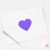 Bright Purple Hart Sticker (Envelop)