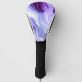 Bright purple marbling golfheadcover (Voorkant)