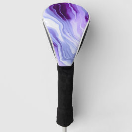 Bright purple marbling golfheadcover