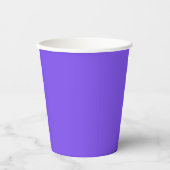 Bright Purple Papieren Bekers (Voorkant)