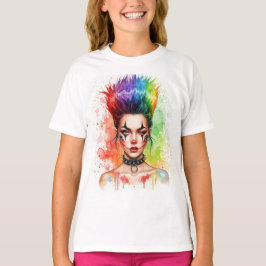 Bright Rainbow beroemd gemaakt door Natasha Us T-shirt