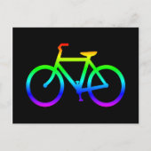 Bright Rainbow Bicycle Briefkaart (Voorkant)