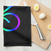 Bright Rainbow Bicycle Theedoek (Quarter Fold)