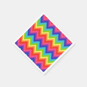 Bright Rainbow Birthday Party Celebration Napkins Servetten (Hoek)