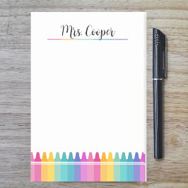 Bright Rainbow Crayons kleuterjuf Post-it® Notes