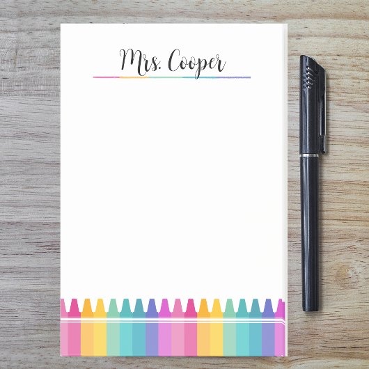 Bright Rainbow Crayons kleuterjuf Post-it® Notes