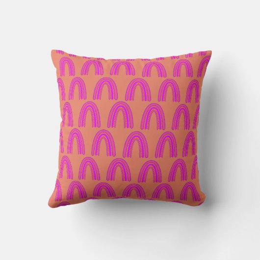 Bright Rainbow Design Sierkussen (Achterkant)