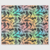 Bright Rainbow Koi Fish Leuke Dieren Cadeaupapier (Vlak)