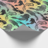 Bright Rainbow Koi Fish Leuke Dieren Cadeaupapier (Hoek)